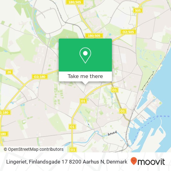 Lingeriet, Finlandsgade 17 8200 Aarhus N map