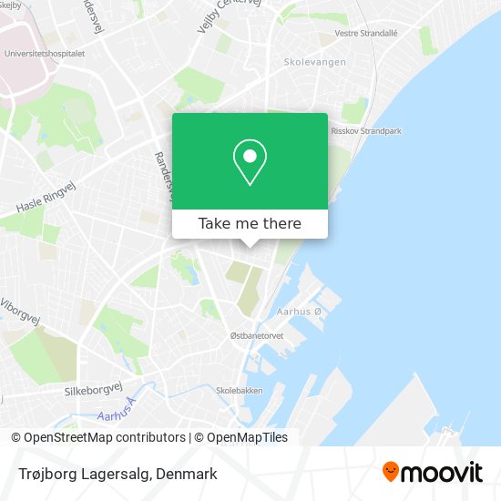 Trøjborg Lagersalg map