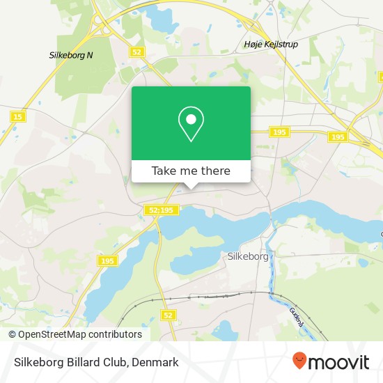 Silkeborg Billard Club map