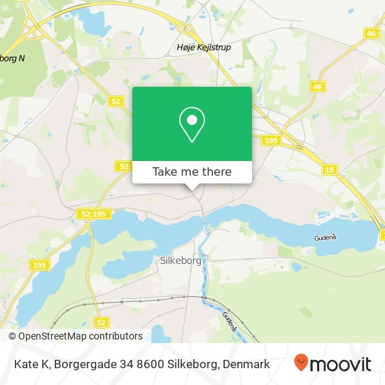 Kate K, Borgergade 34 8600 Silkeborg map