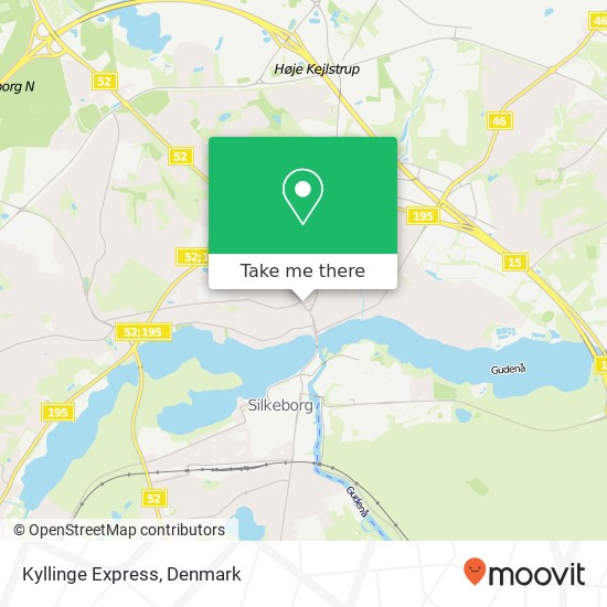 Kyllinge Express, Borgergade 30 8600 Silkeborg map