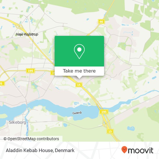 Aladdin Kebab House, Gødvad Bakke 17 8600 Silkeborg map