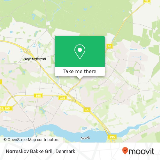 Nørreskov Bakke Grill, Nørreskov Bakke 21 8600 Silkeborg map