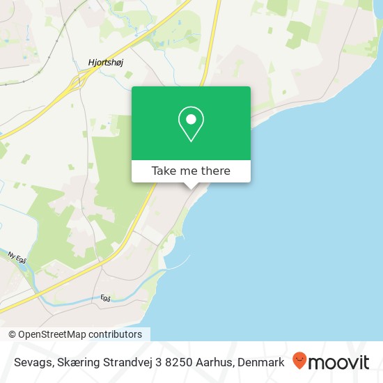 Sevags, Skæring Strandvej 3 8250 Aarhus map