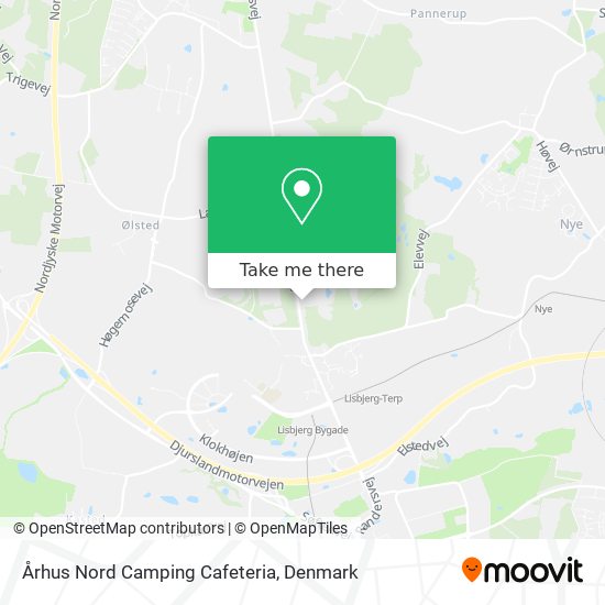 Århus Nord Camping Cafeteria map