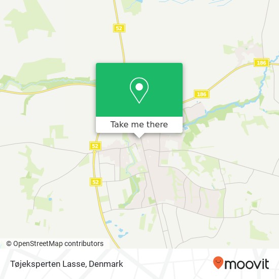 Tøjeksperten Lasse, Vestergade 6 8620 Silkeborg map