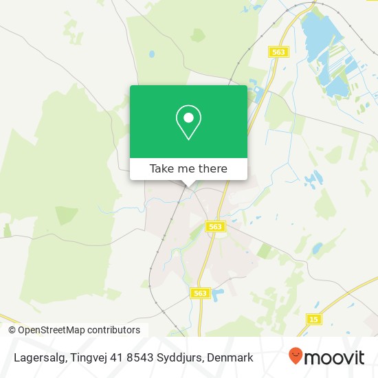 Lagersalg, Tingvej 41 8543 Syddjurs map