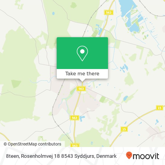 8teen, Rosenholmvej 18 8543 Syddjurs map