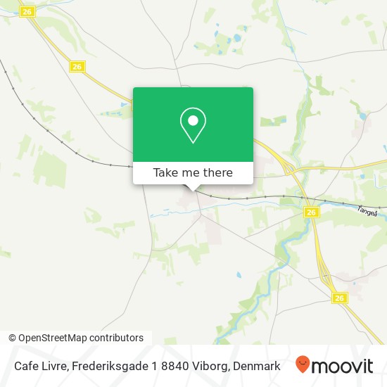 Cafe Livre, Frederiksgade 1 8840 Viborg map