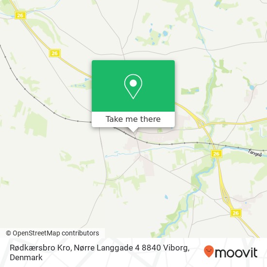 Rødkærsbro Kro, Nørre Langgade 4 8840 Viborg map