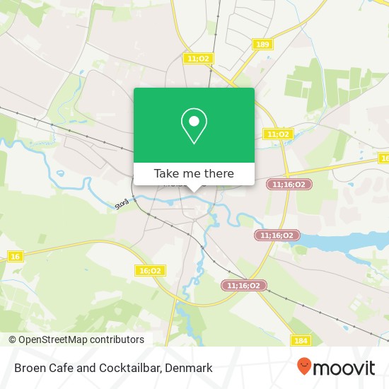 Broen Cafe and Cocktailbar, Brotorvet 2C 7500 Holstebro map