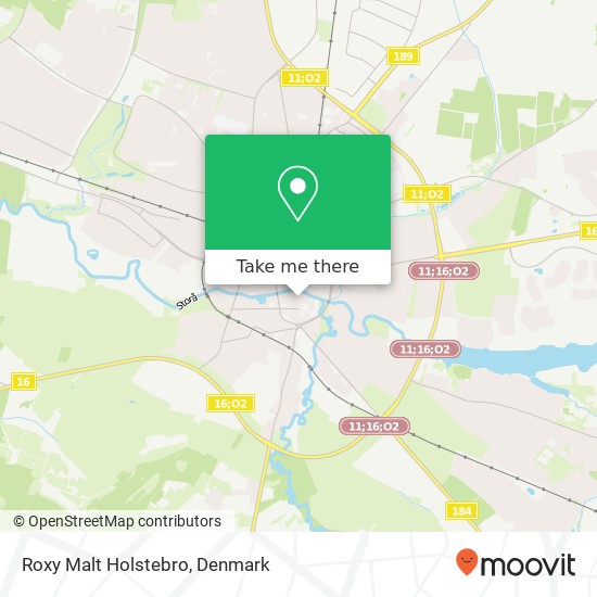 Roxy Malt Holstebro map