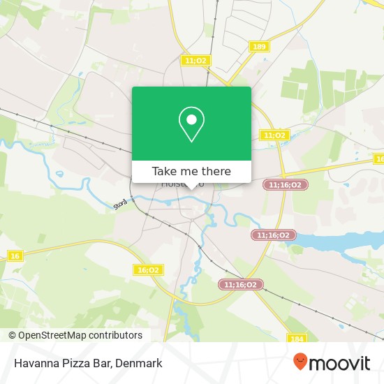 Havanna Pizza Bar, Grønsgade 8 7500 Holstebro map