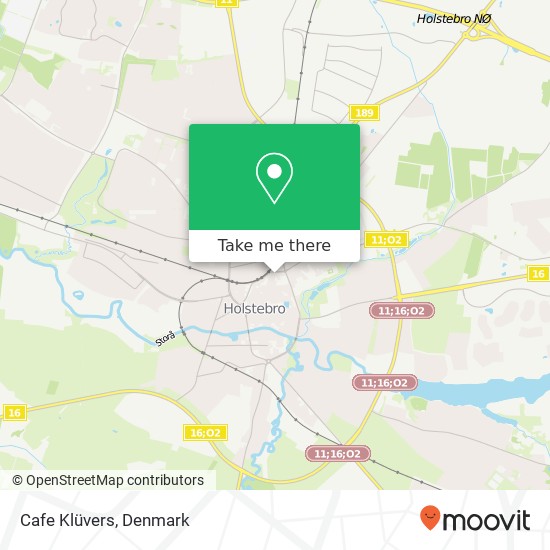 Cafe Klüvers, Nørregade 58 7500 Holstebro map