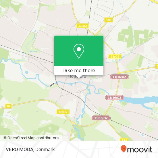 VERO MODA, Store Torv 2 7500 Holstebro map