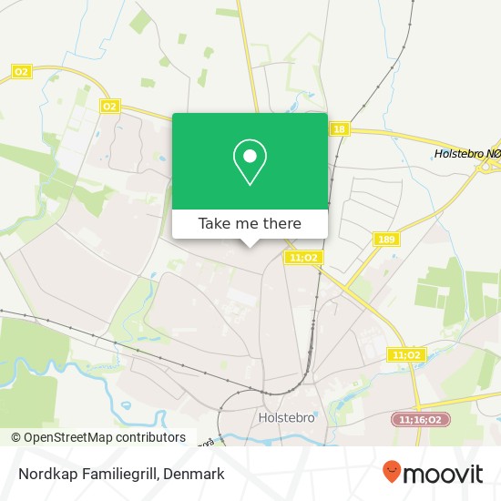 Nordkap Familiegrill, Niels Finsens Vej 13 7500 Holstebro map