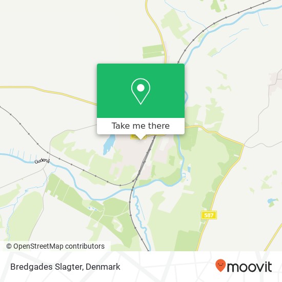 Bredgades Slagter, Bredgade 25 8870 Randers map