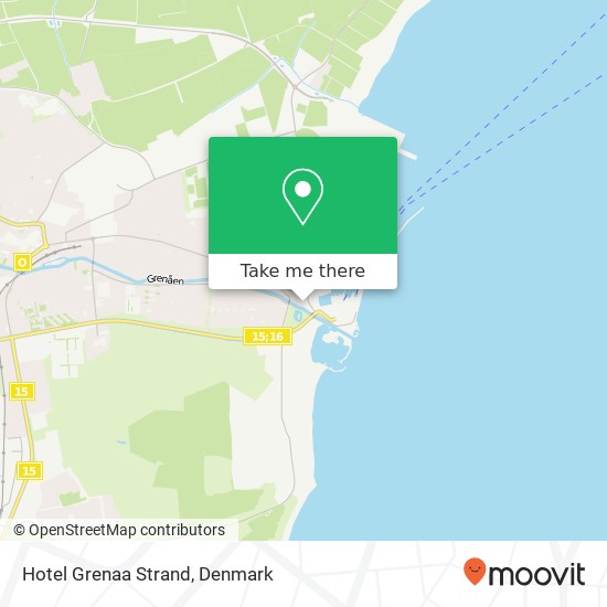 Hotel Grenaa Strand, Havneplads 1 8500 Norddjurs map