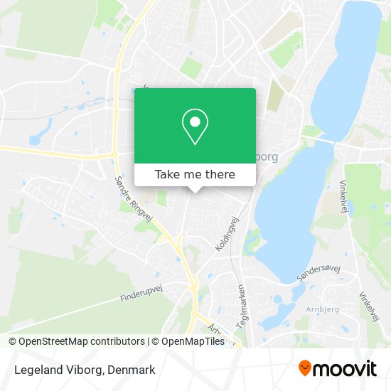 Legeland Viborg map
