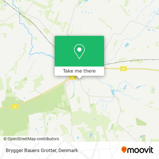 Brygger Bauers Grotter map