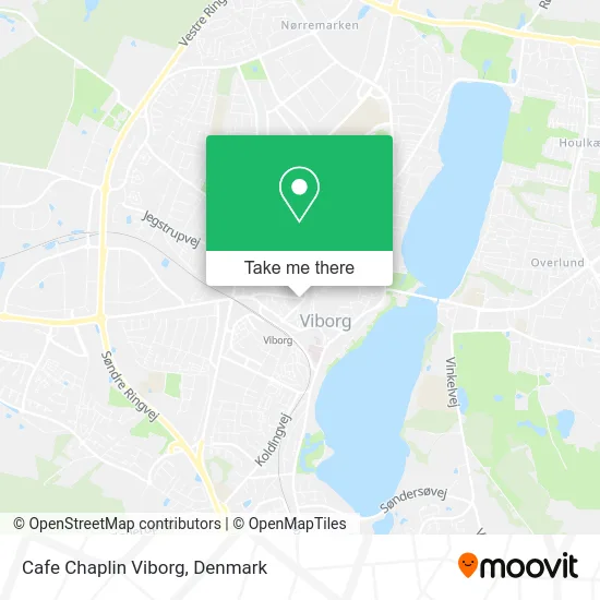 Cafe Chaplin Viborg map