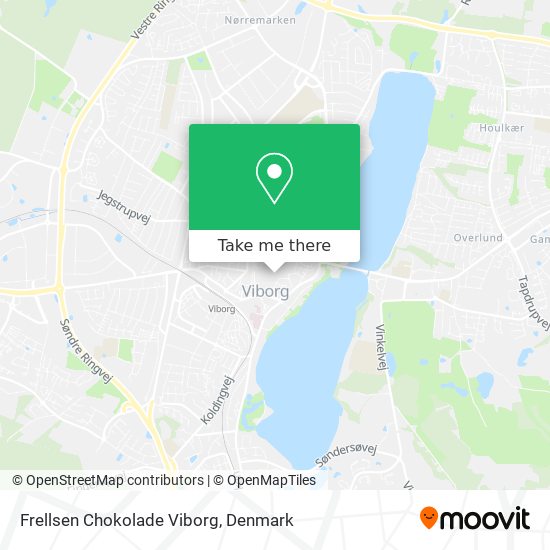 Frellsen Chokolade Viborg map