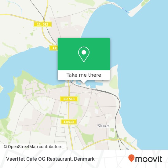 Vaerftet Cafe OG Restaurant, Ved Fjorden 7600 Struer map