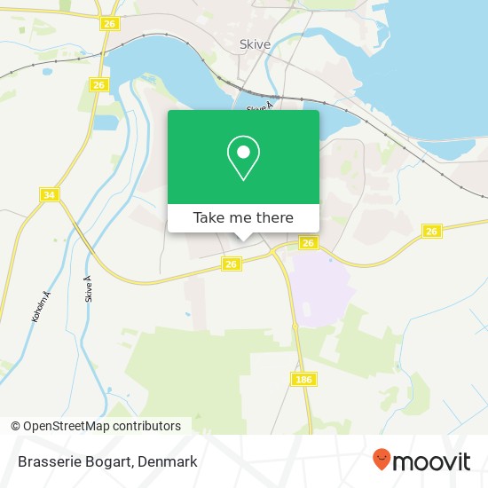 Brasserie Bogart, Skyttevej 12 7800 Skive map