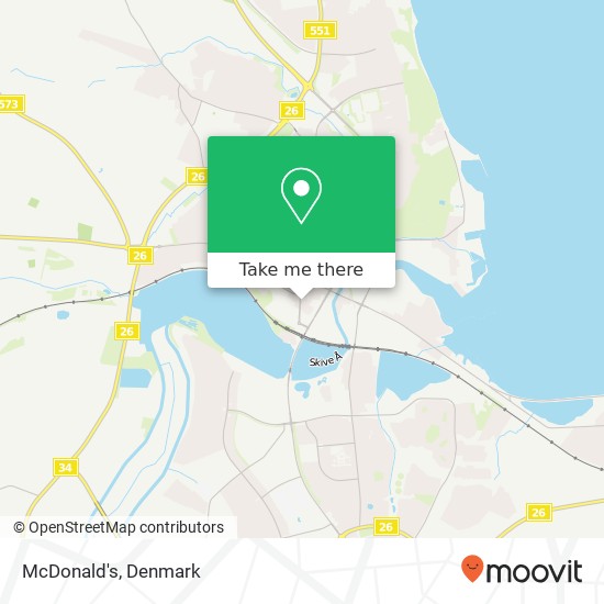 McDonald's, Søndergade 5 7800 Skive map