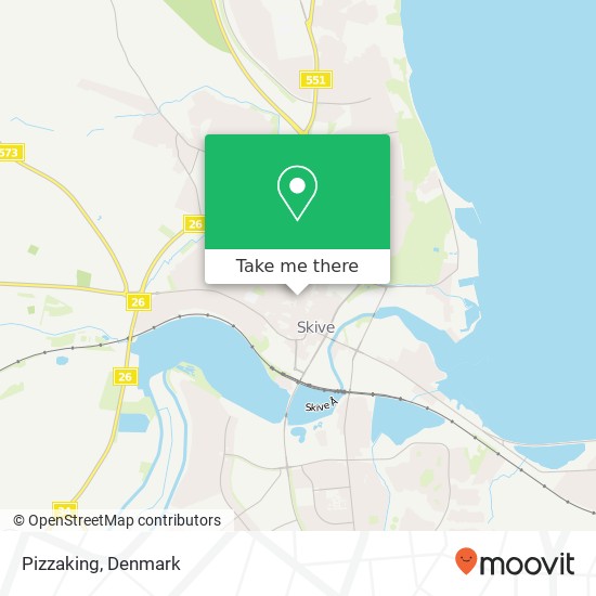 Pizzaking, Sallinggade 2 7800 Skive map