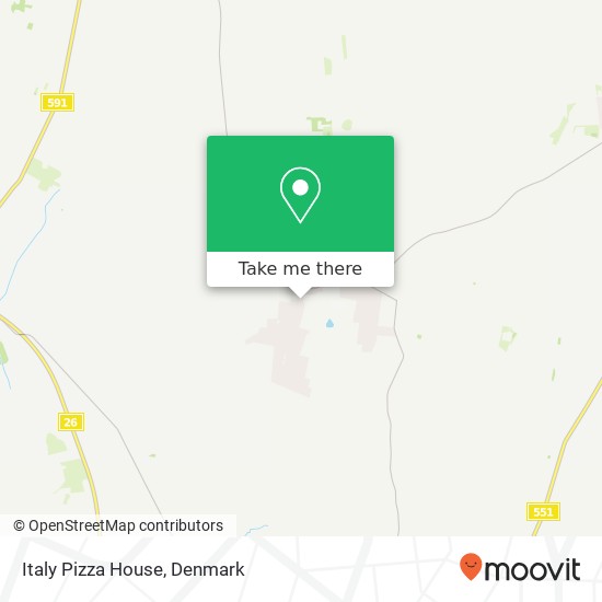 Italy Pizza House, Kirkegade 7 7870 Skive map
