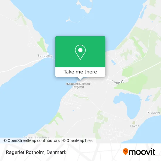 Røgeriet Rotholm map