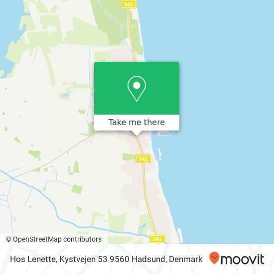 Hos Lenette, Kystvejen 53 9560 Hadsund map