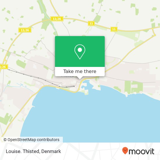 Louise. Thisted, Storegade 11 7700 Thisted map