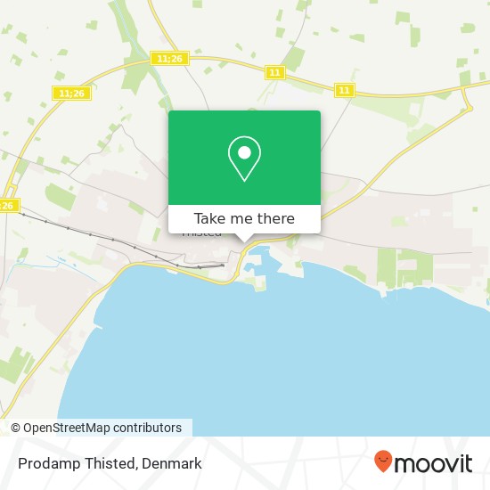 Prodamp Thisted, Storegade 21A 7700 Thisted map