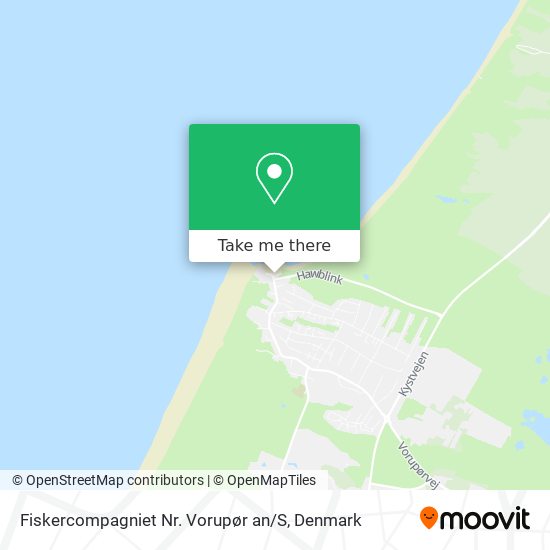 Fiskercompagniet Nr. Vorupør an / S map