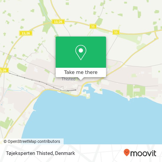 Tøjeksperten Thisted, Brogade 4 7700 Thisted map