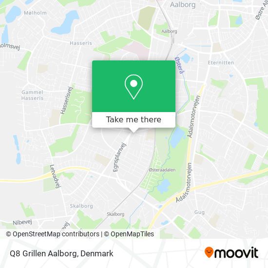 Q8 Grillen Aalborg map