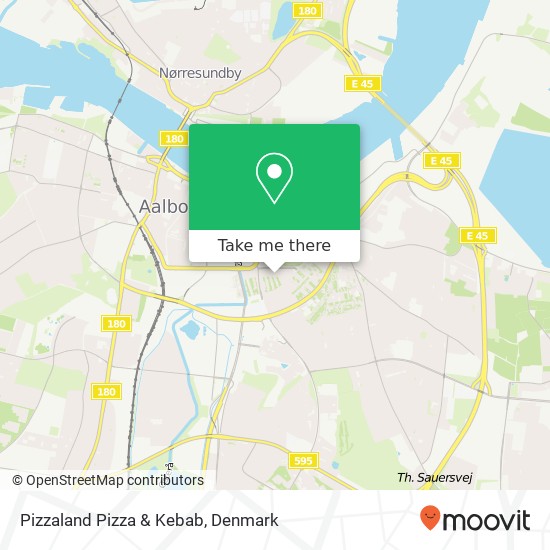 Pizzaland Pizza & Kebab, Færøgade 45 9000 Aalborg map