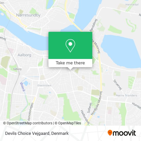 Devils Choice Vejgaard map