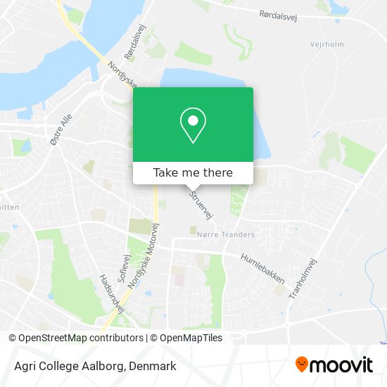 Agri College Aalborg map