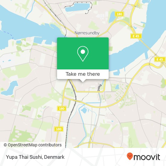 Yupa Thai Sushi, Danmarksgade 27A 9000 Aalborg map