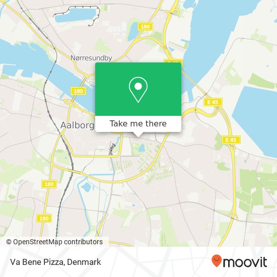 Va Bene Pizza, Østerbro 64 9000 Aalborg map