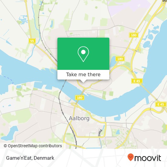 Game'n'Eat, Vestergade 4 9400 Aalborg map