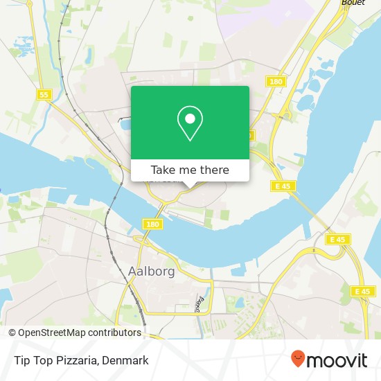 Tip Top Pizzaria, Østergade 29 9400 Aalborg map