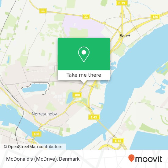 McDonald's (McDrive), Forbindelsesvejen 150 9400 Aalborg map