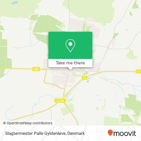 Slagtermester Palle Gyldenløve, Østergade 4 9690 Jammerbugt map