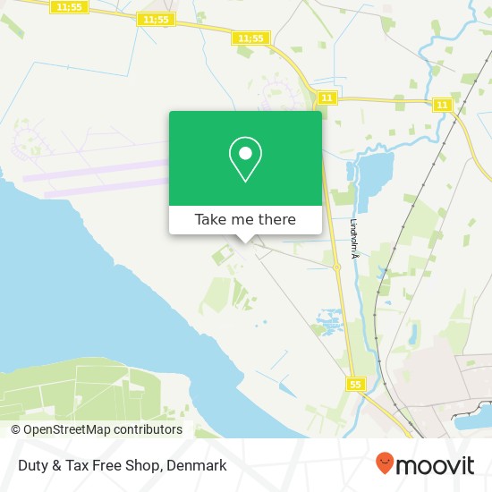 Duty & Tax Free Shop, Lufthavnsvej 9400 Nørresundby map