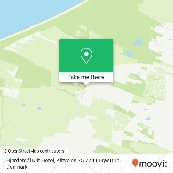 Hjardemål Klit Hotel, Klitvejen 75 7741 Frøstrup map