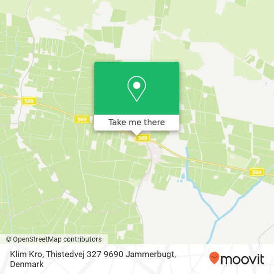 Klim Kro, Thistedvej 327 9690 Jammerbugt map